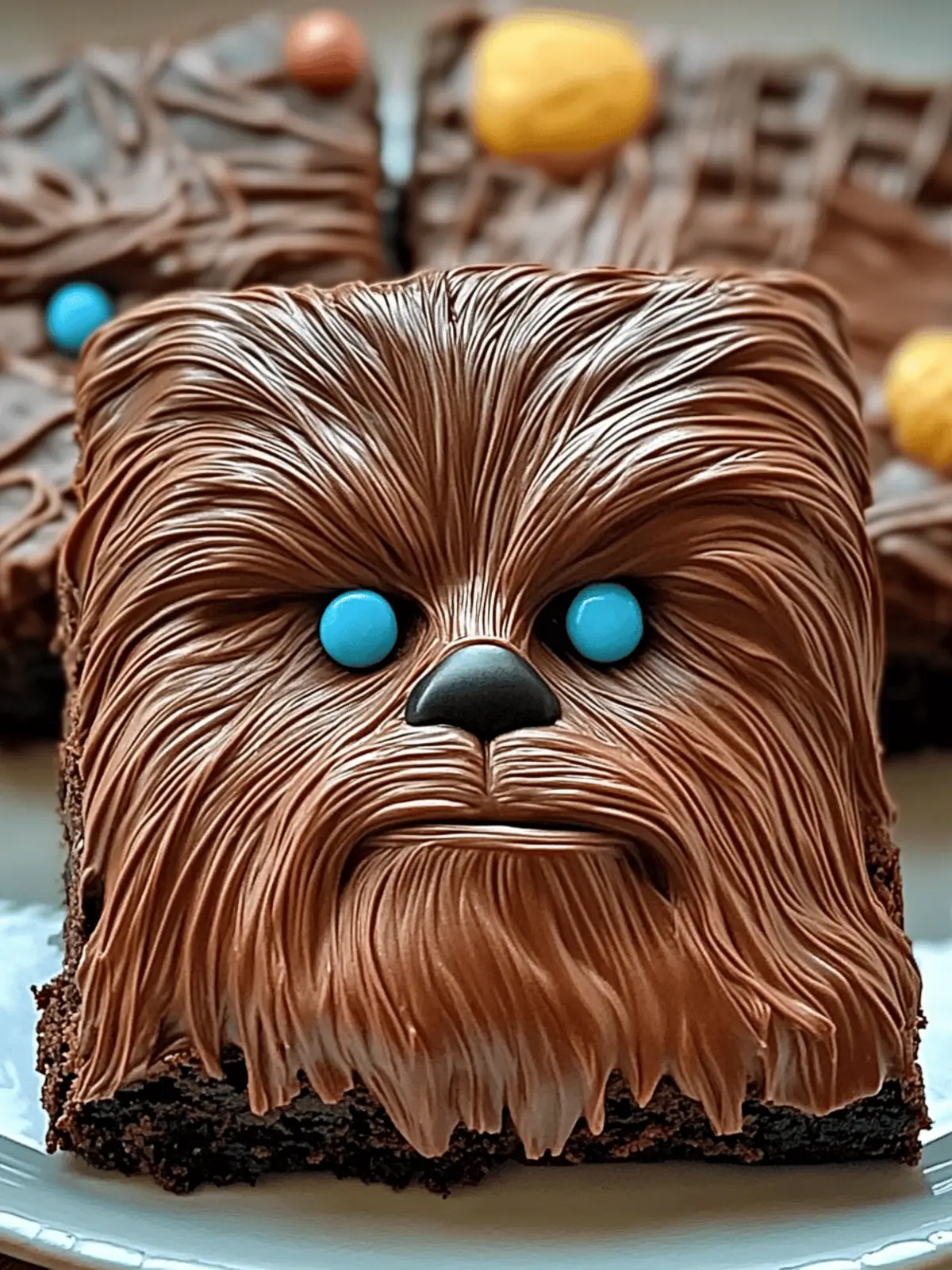 Star Wars Chewbacca Brownies