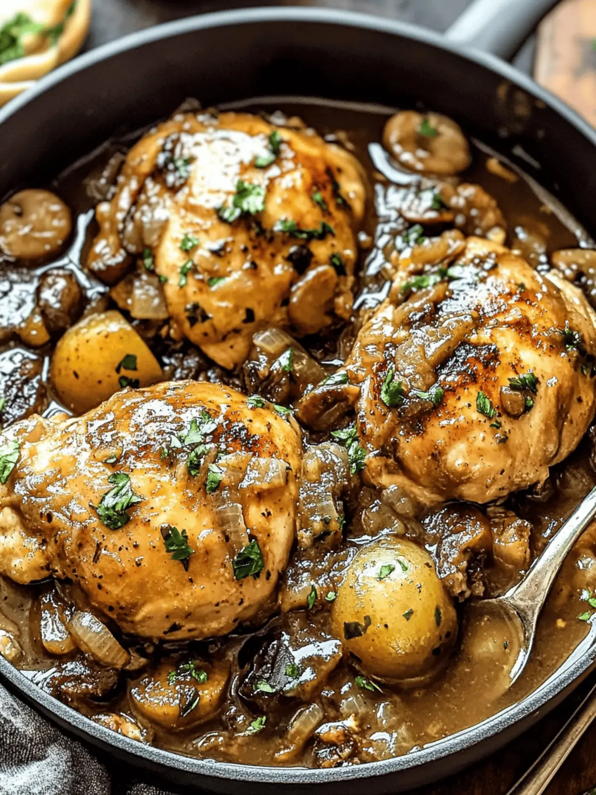 Cider Braised Chicken