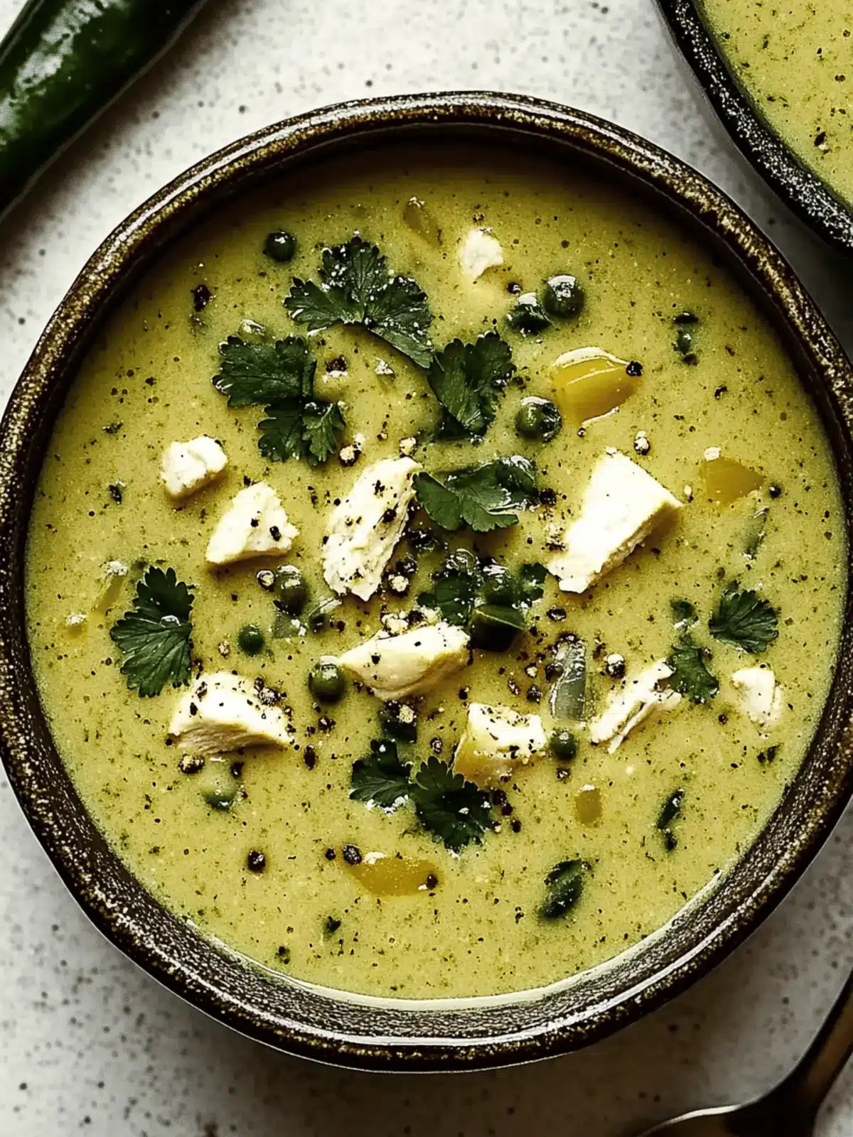 Roasted Poblano Soup