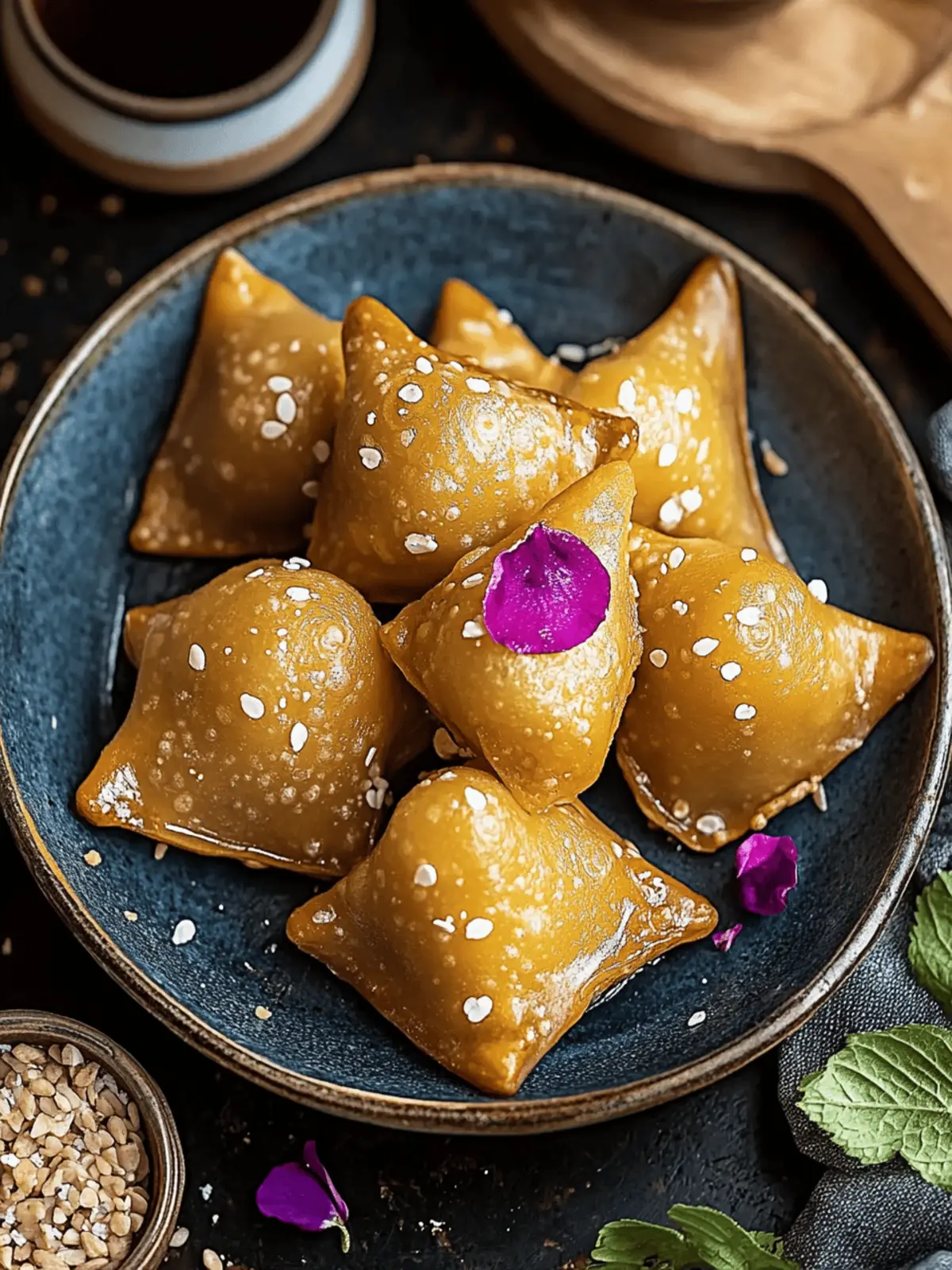 Kalakand Wontons