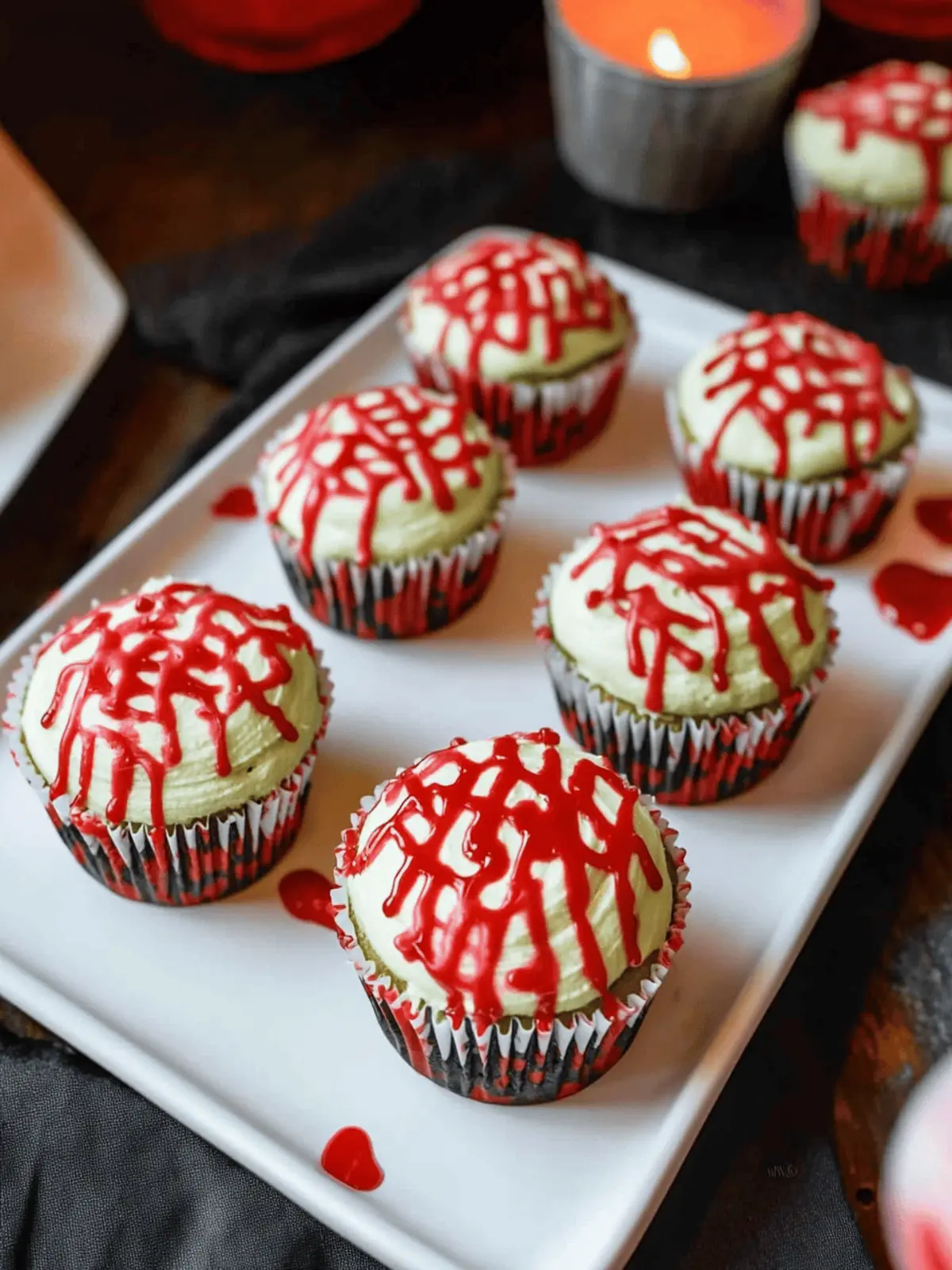 Zombie Halloween Cupcakes