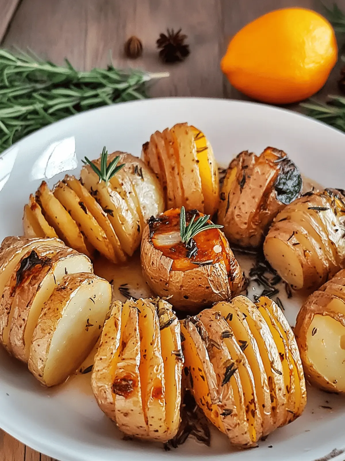 Garlic & Rosemary Oven Roasted Potatoes