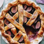 Spiced Plum Fig Pie