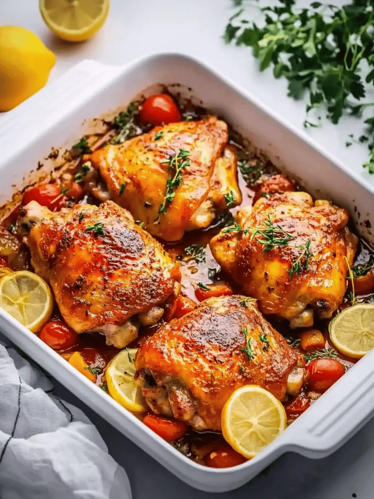 Paprika Baked Chicken Thighs