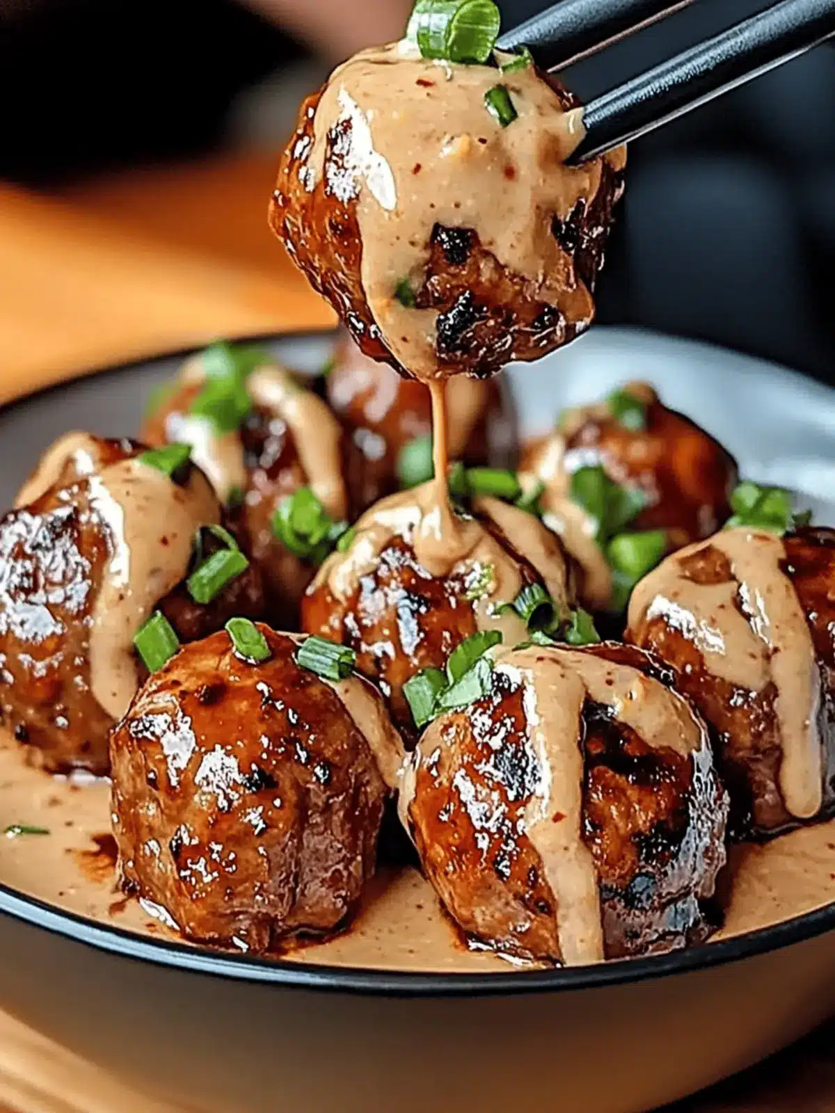 Korean BBQ Meatballs with Spicy Mayo - A Flavor Explosion! 2 Korean BBQ Meatballs