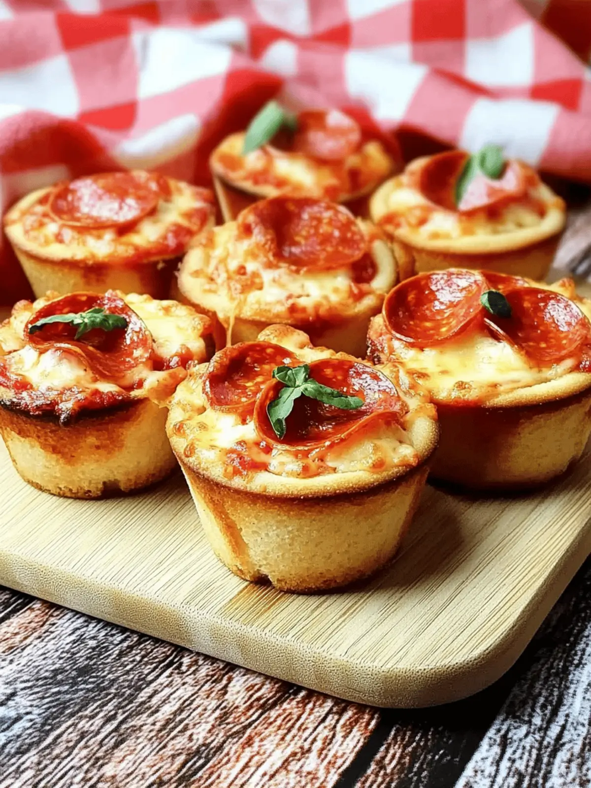 Pizza Cupcakes