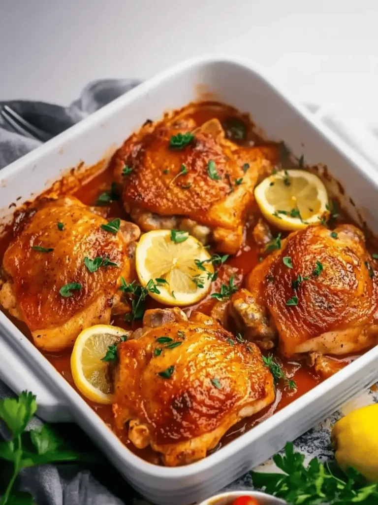 Paprika Baked Chicken Thighs