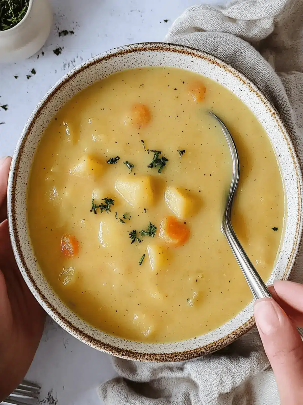 Creamy Vegan German Potato Soup to Warm Your Heart 3 German Potato Soup