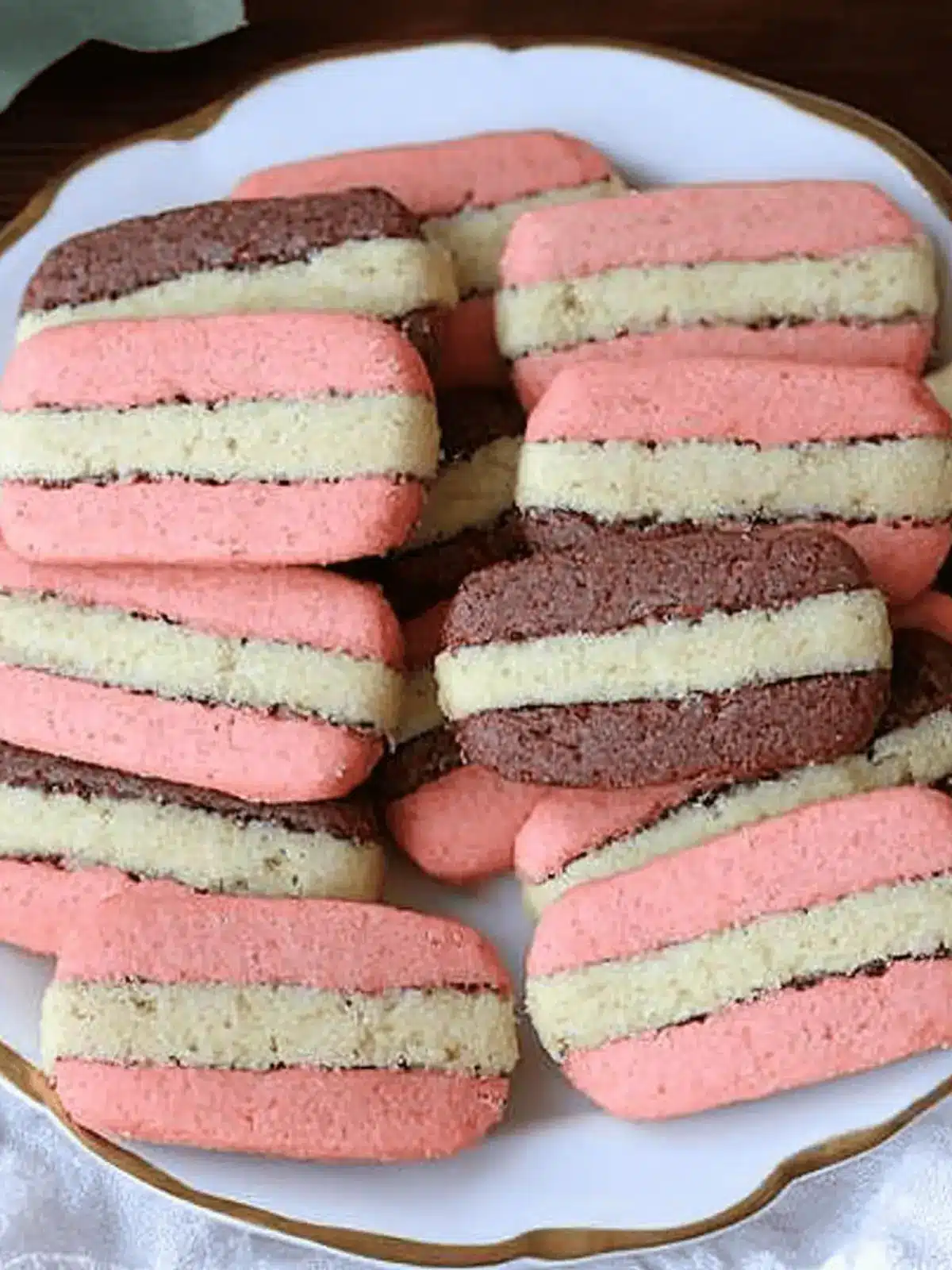 Italian Spumoni Cookies