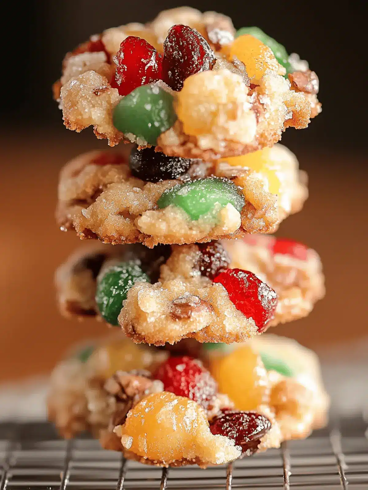 Christmas Fruitcake Cookies