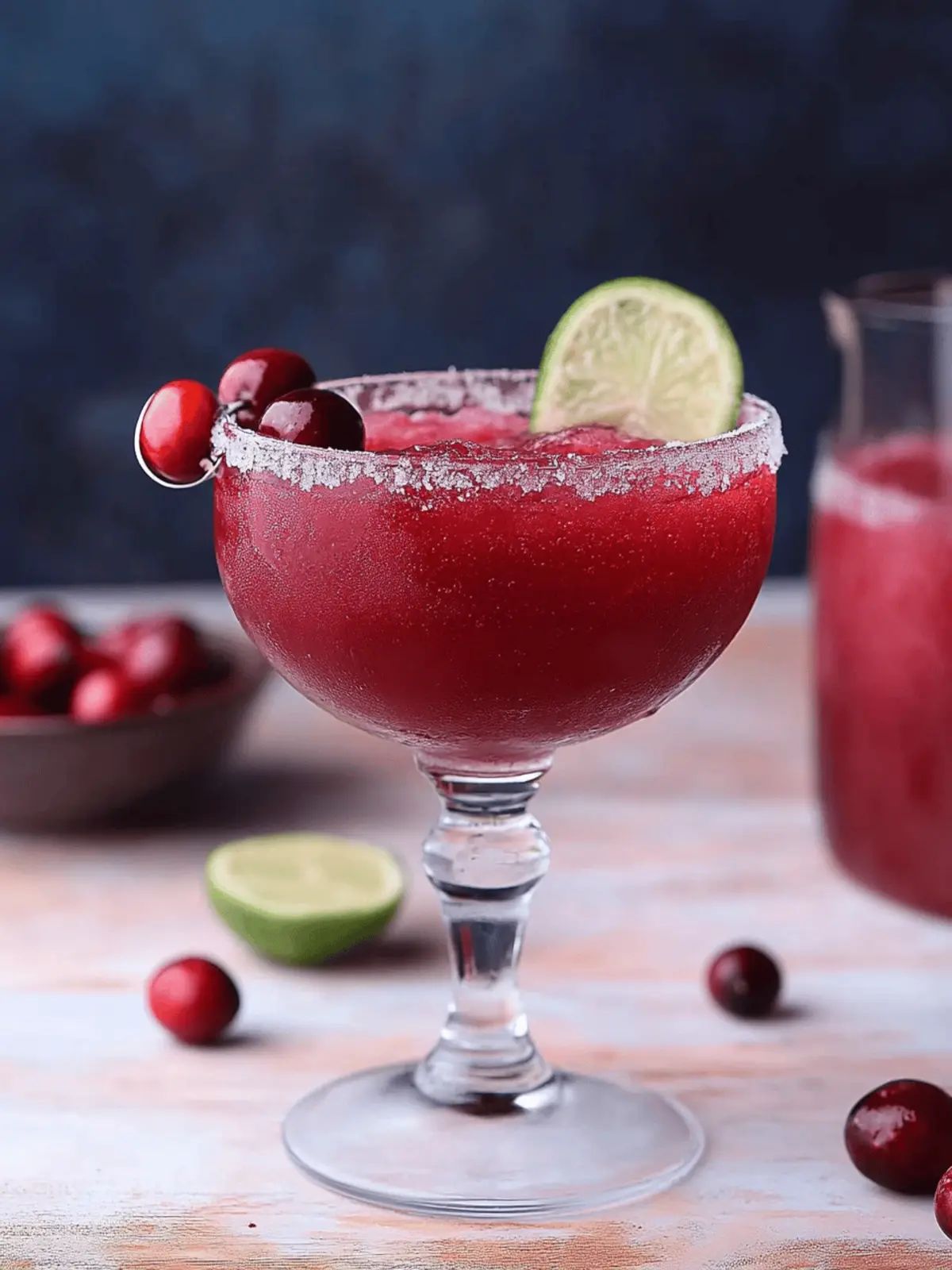 Frozen Cranberry Margarita