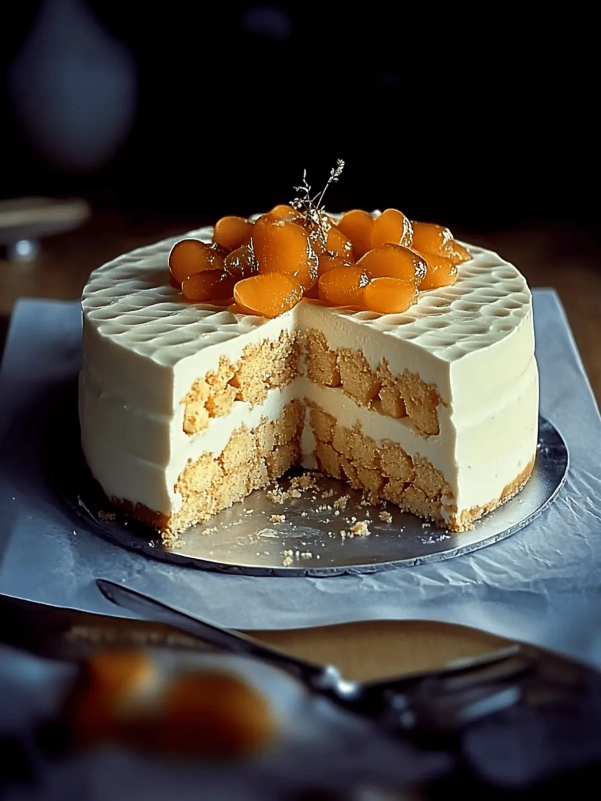 Rabdi Mousse Cake