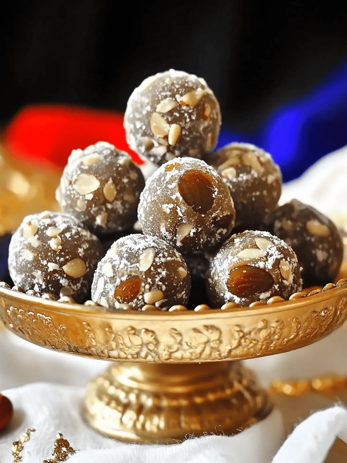 Almond Date Ladoos