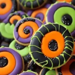 Halloween Pinwheel Sugar Cookies
