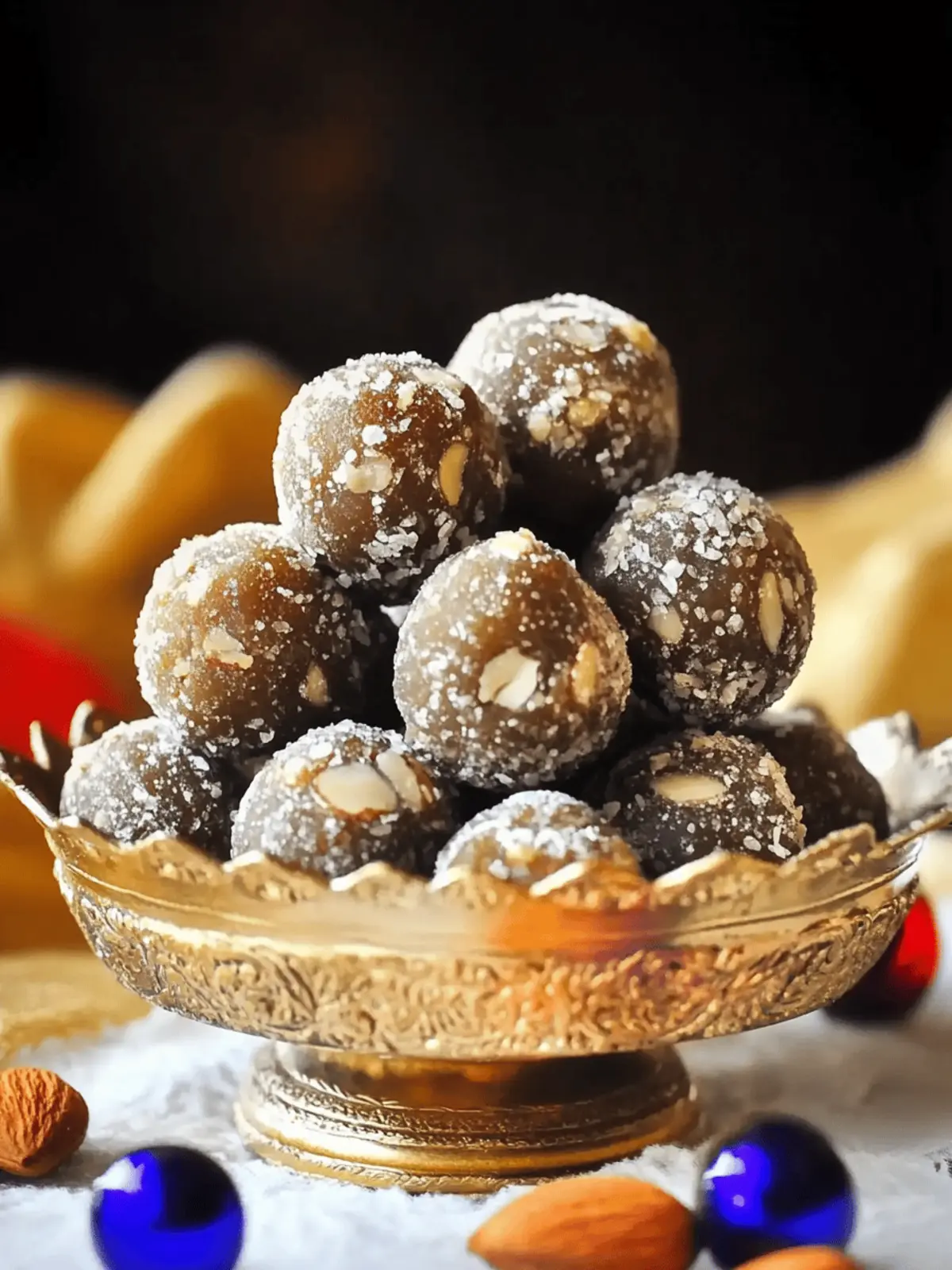 Almond Date Ladoos