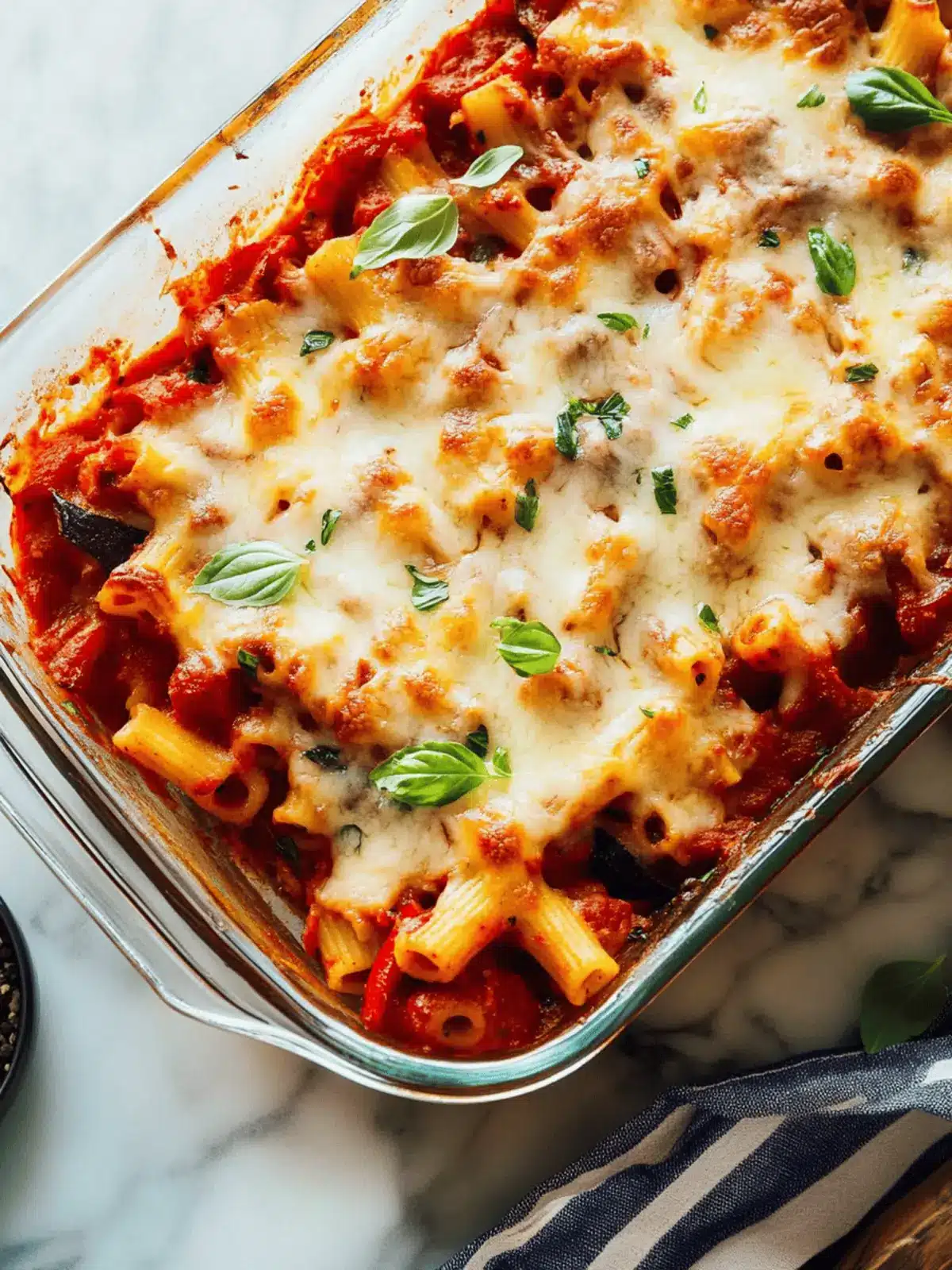 Baked Ziti with Roasted Vegetables