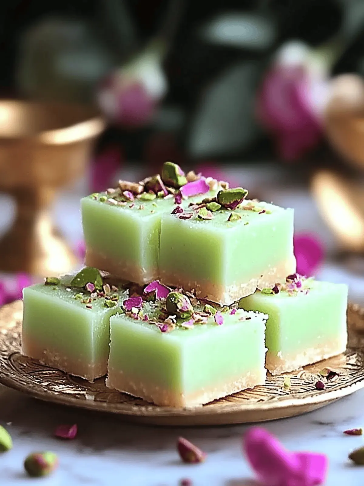 Layered Pista Burfi