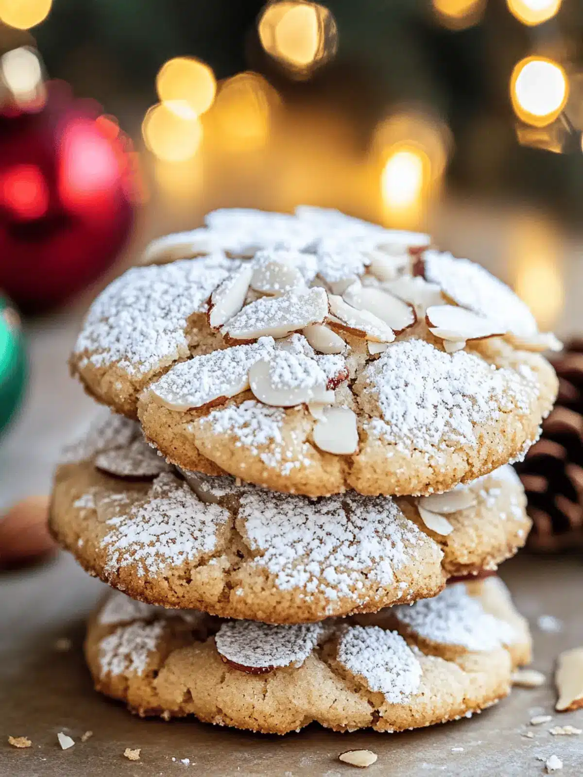 Christmas Cookies with Almond