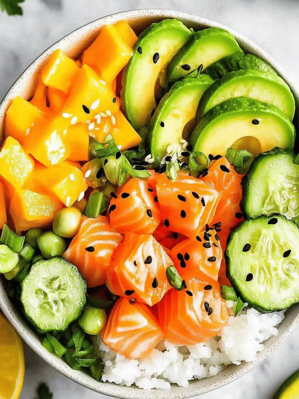 Savory Salmon Poke Bowl: A Fresh Twist on Sushi Night 4 Salmon Poke Bowl