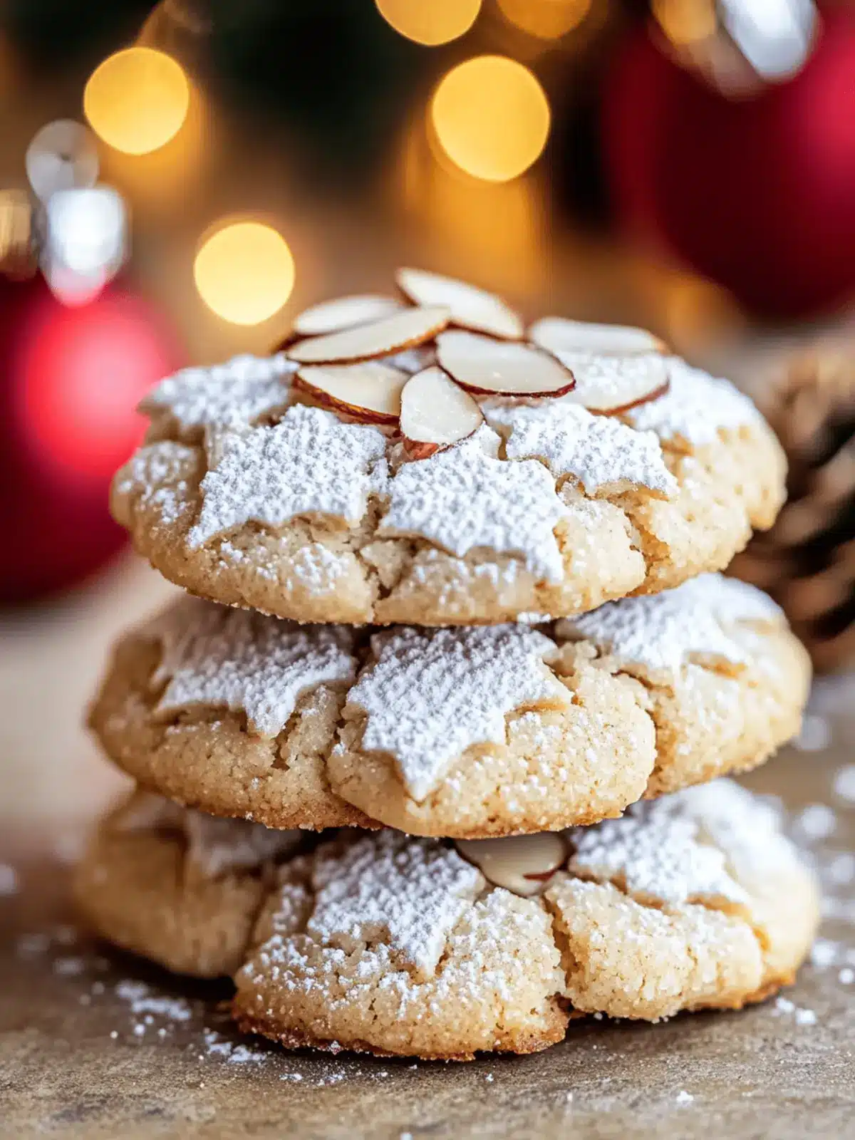 Christmas Cookies with Almond