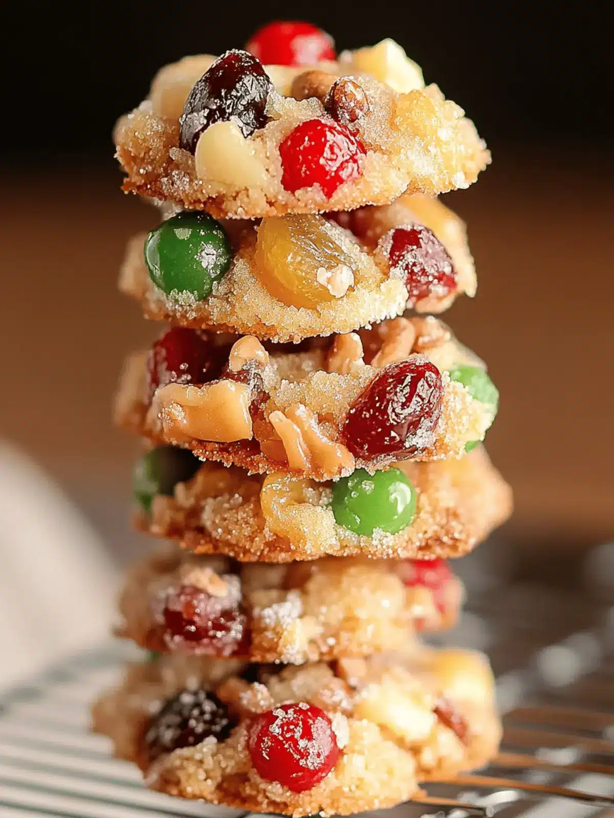 Christmas Fruitcake Cookies