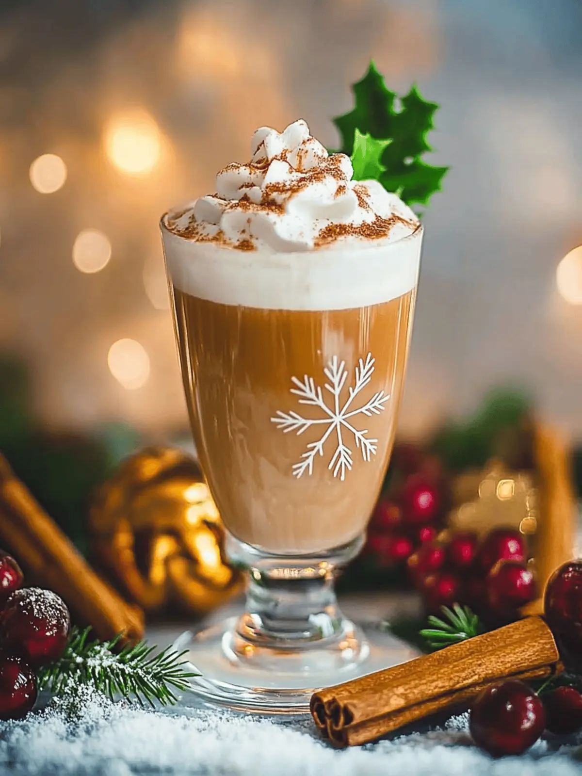 Christmas Cherry Fizz Mocktail