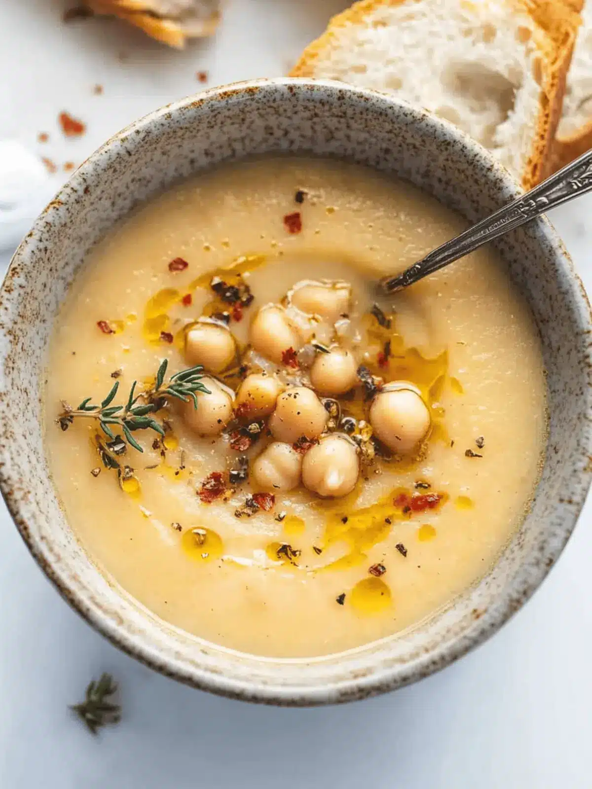 Delicious Vegan Garlic Chickpea Soup Ready in 30 Minutes 2 Vegan Garlic Chickpea Soup