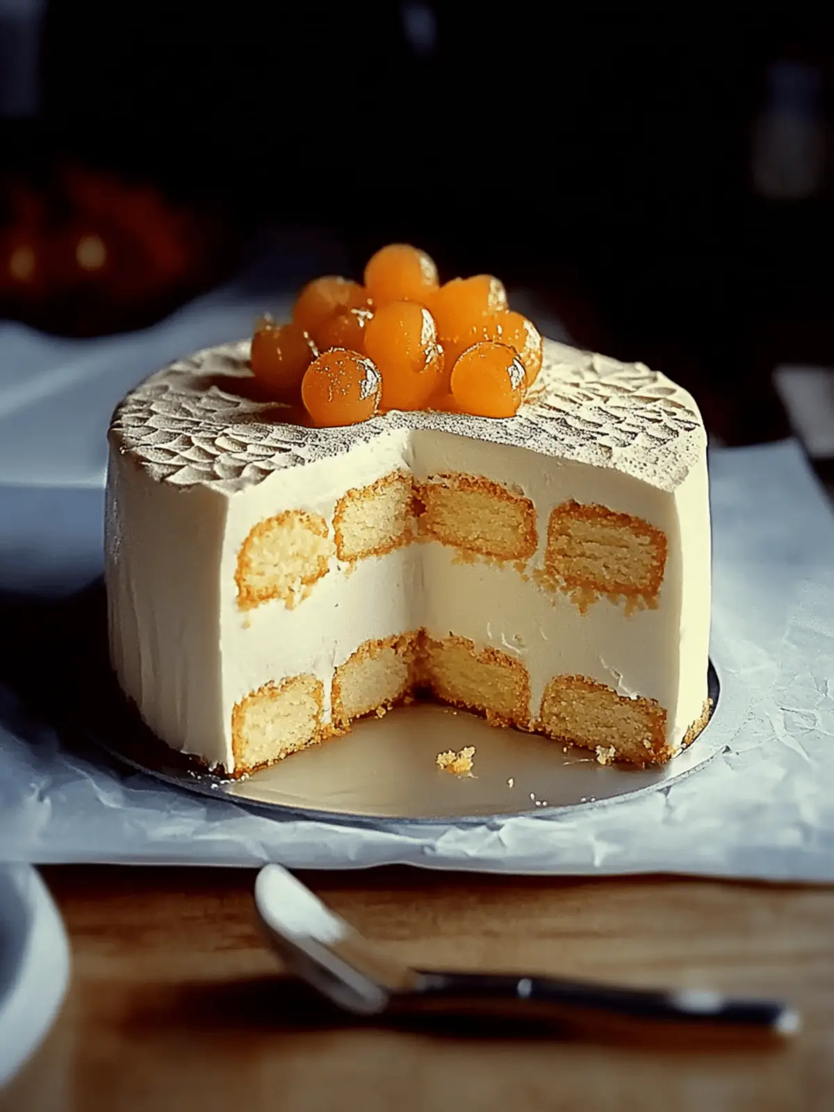 Rabdi Mousse Cake