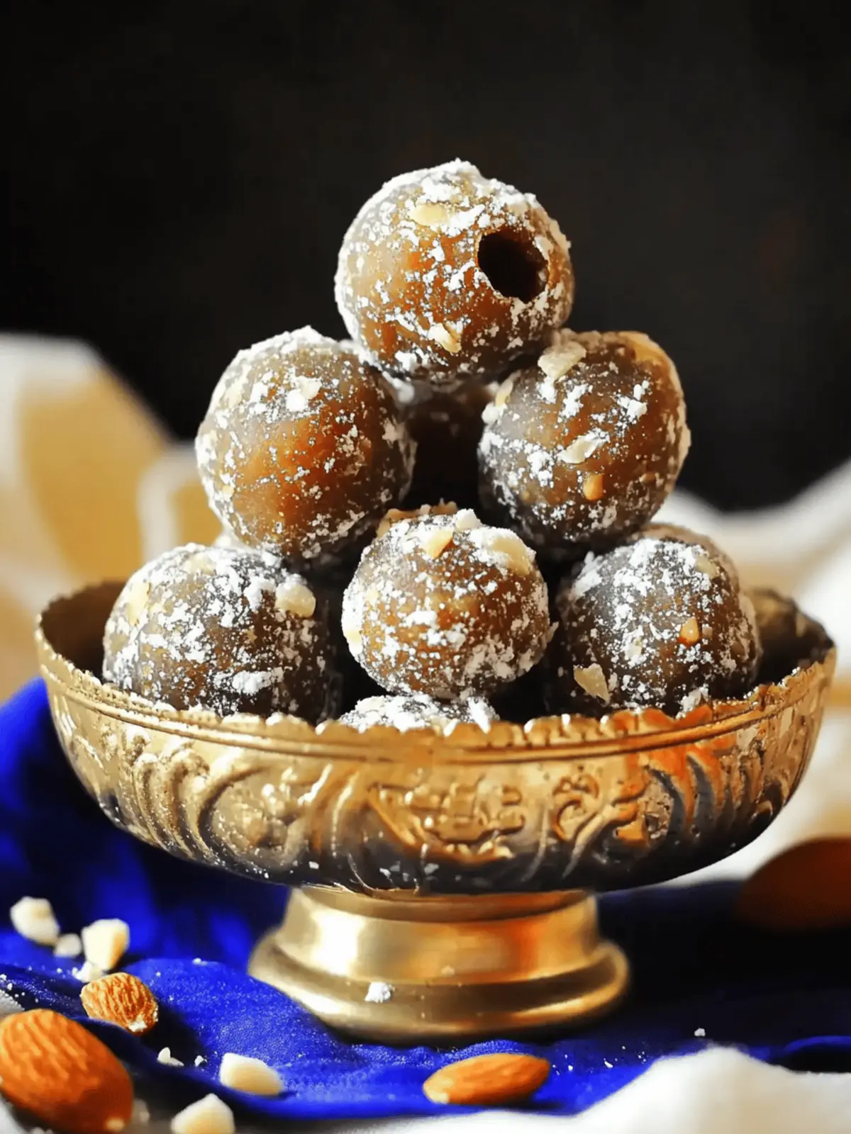 Almond Date Ladoos