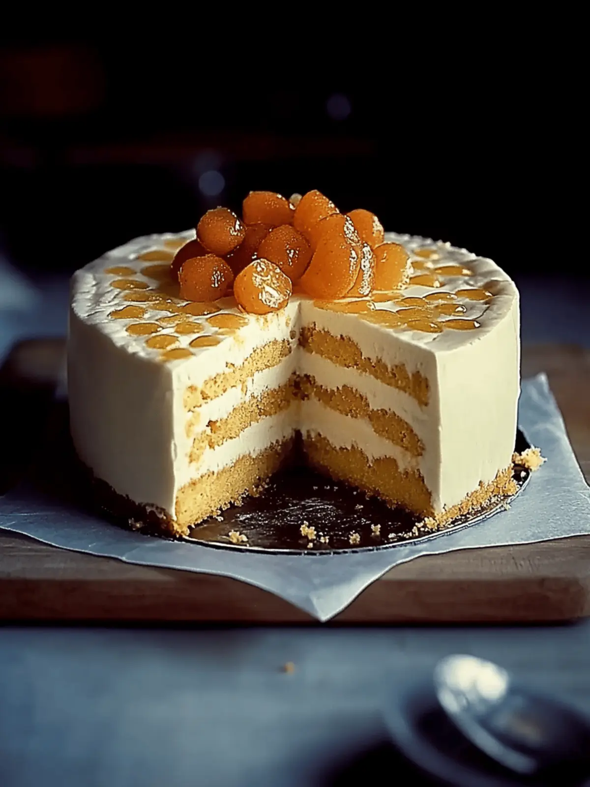 Rabdi Mousse Cake