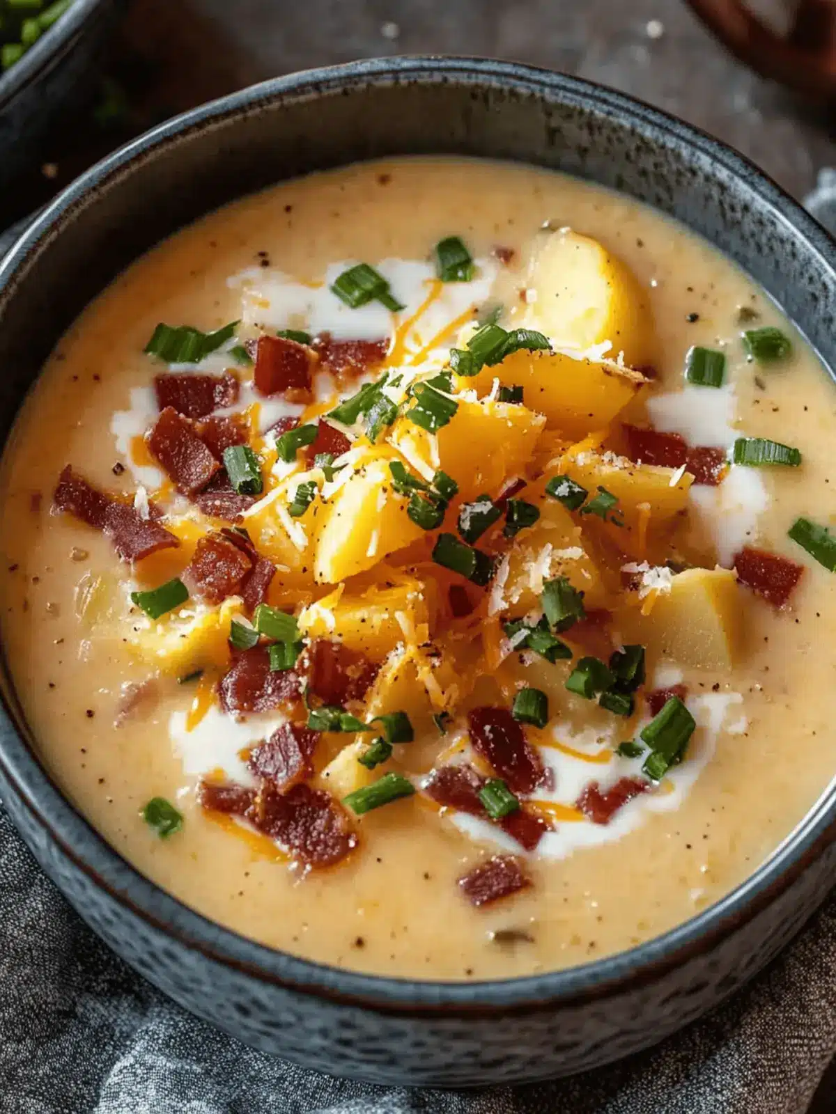 Comforting Loaded Baked Potato Soup for Cozy Nights In 5 Comforting Loaded Baked Potato Soup