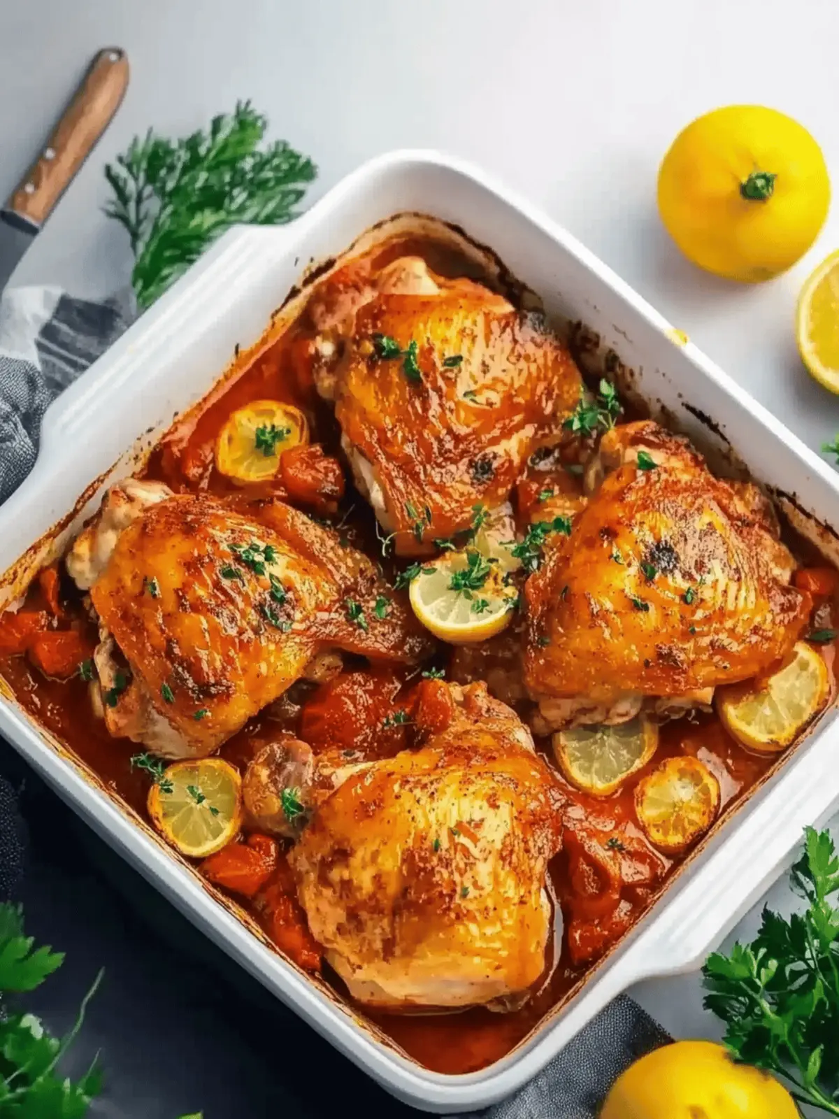 Paprika Baked Chicken Thighs