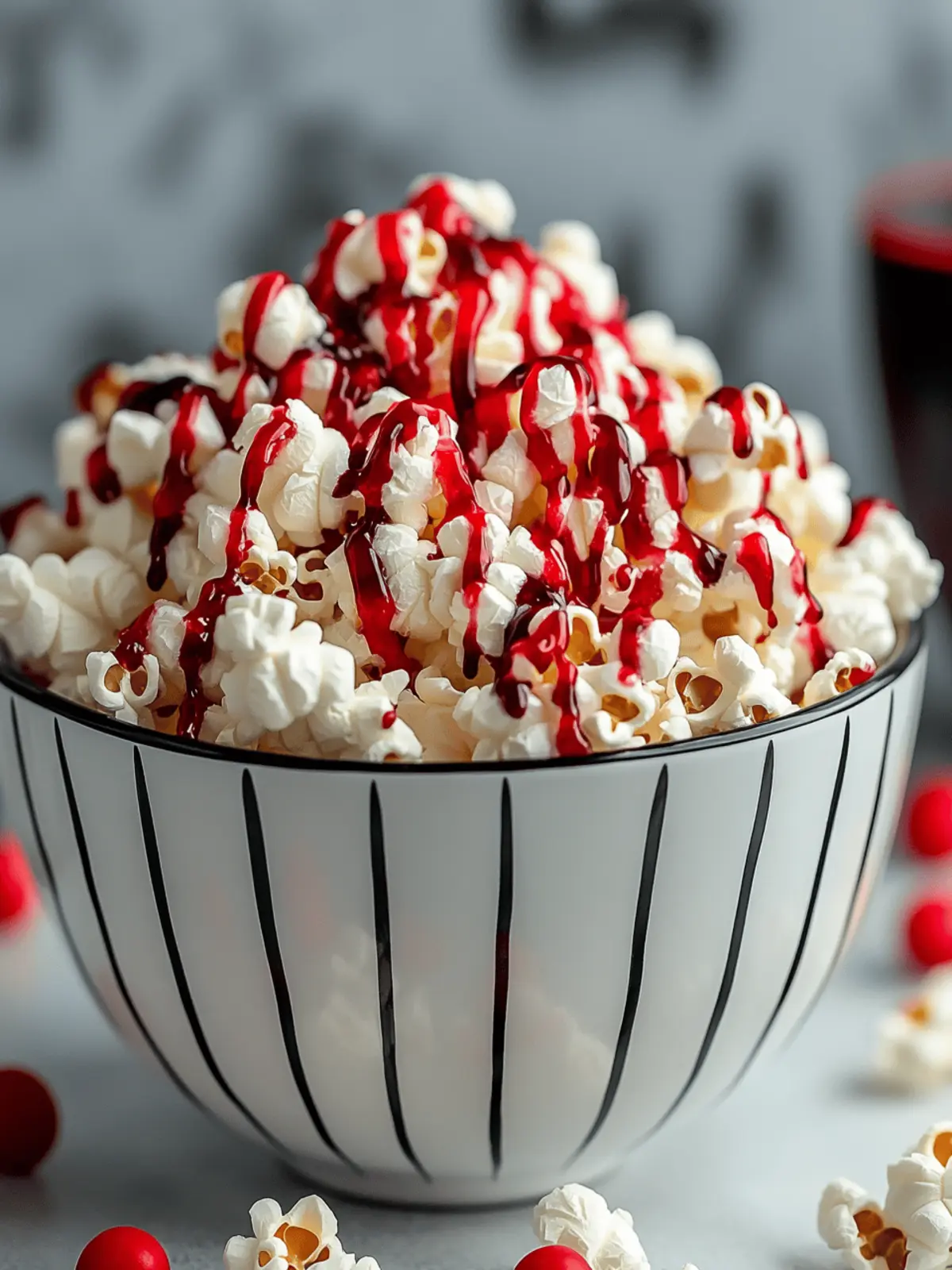 Vampire Bite Popcorn