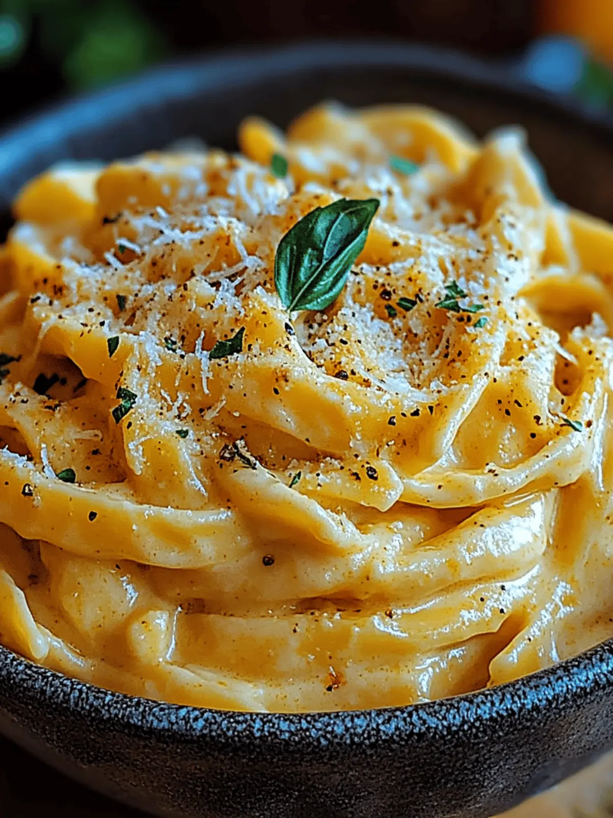 Pumpkin Alfredo Pasta