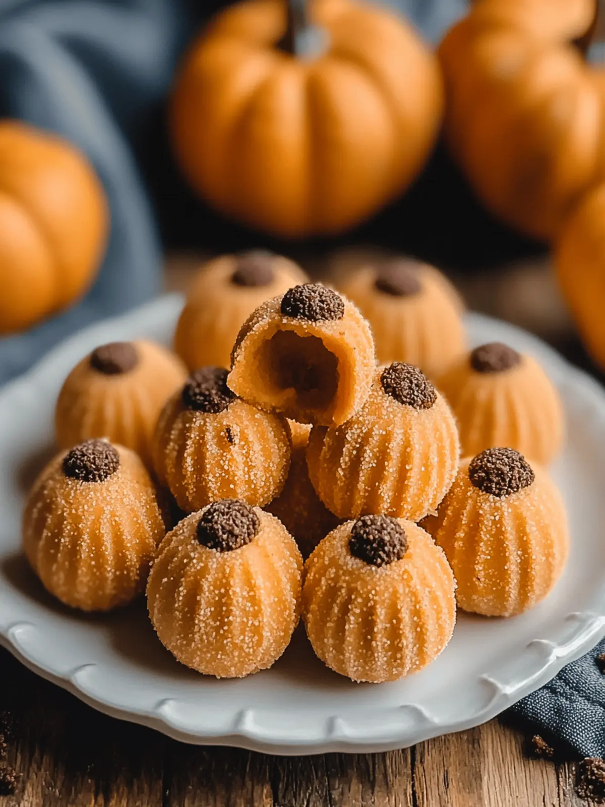 Pumpkin Cheesecake Truffles