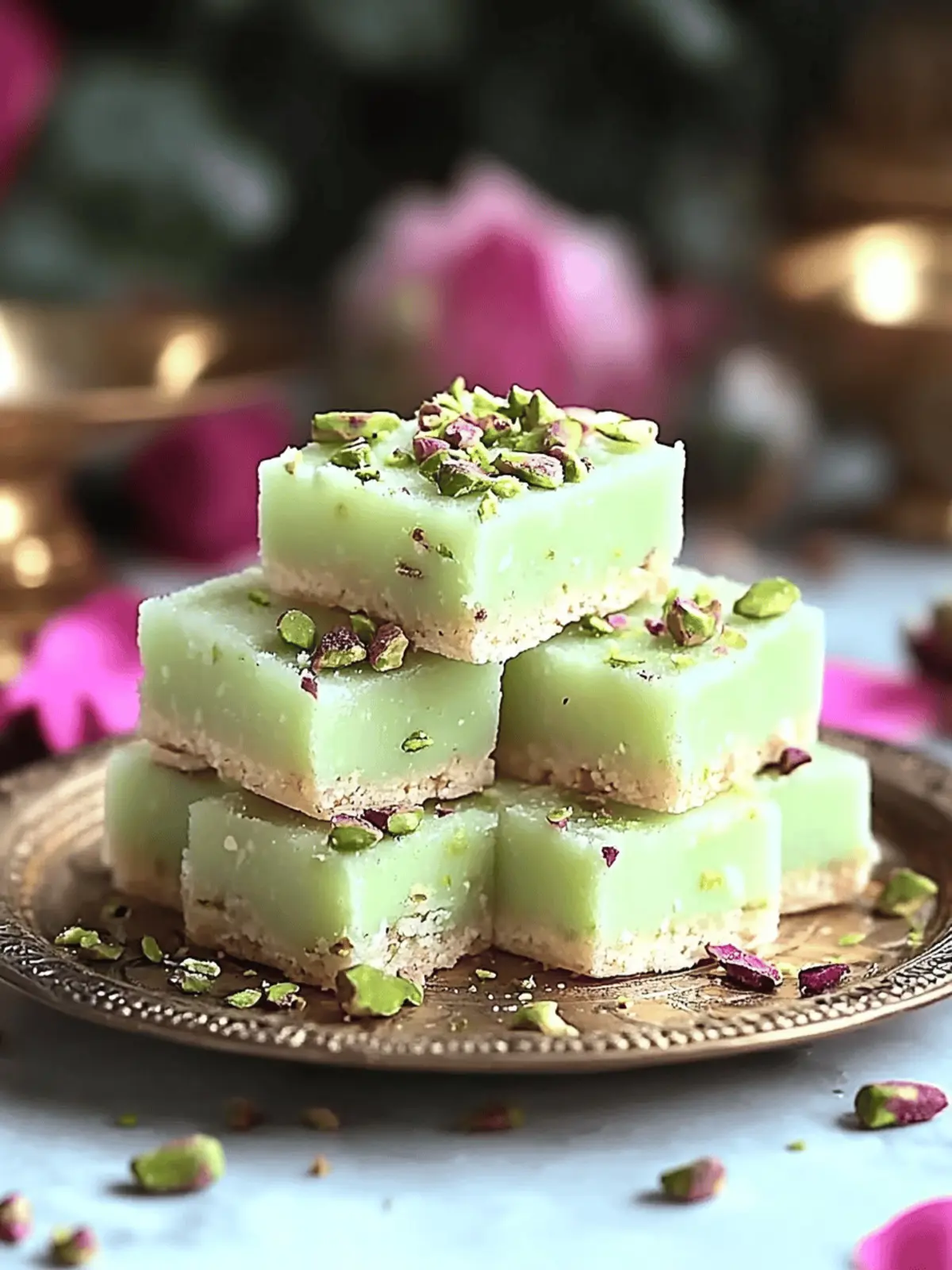 Layered Pista Burfi