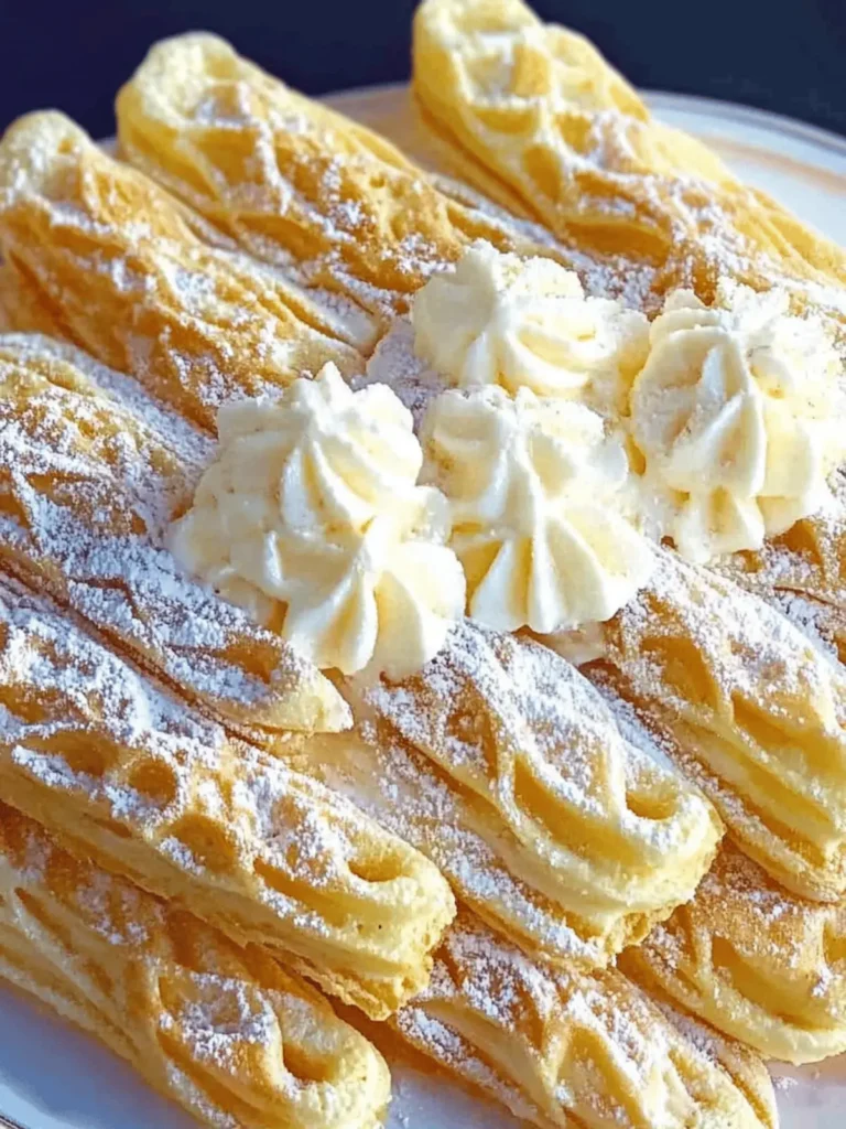 Cream Filled Pizzelles