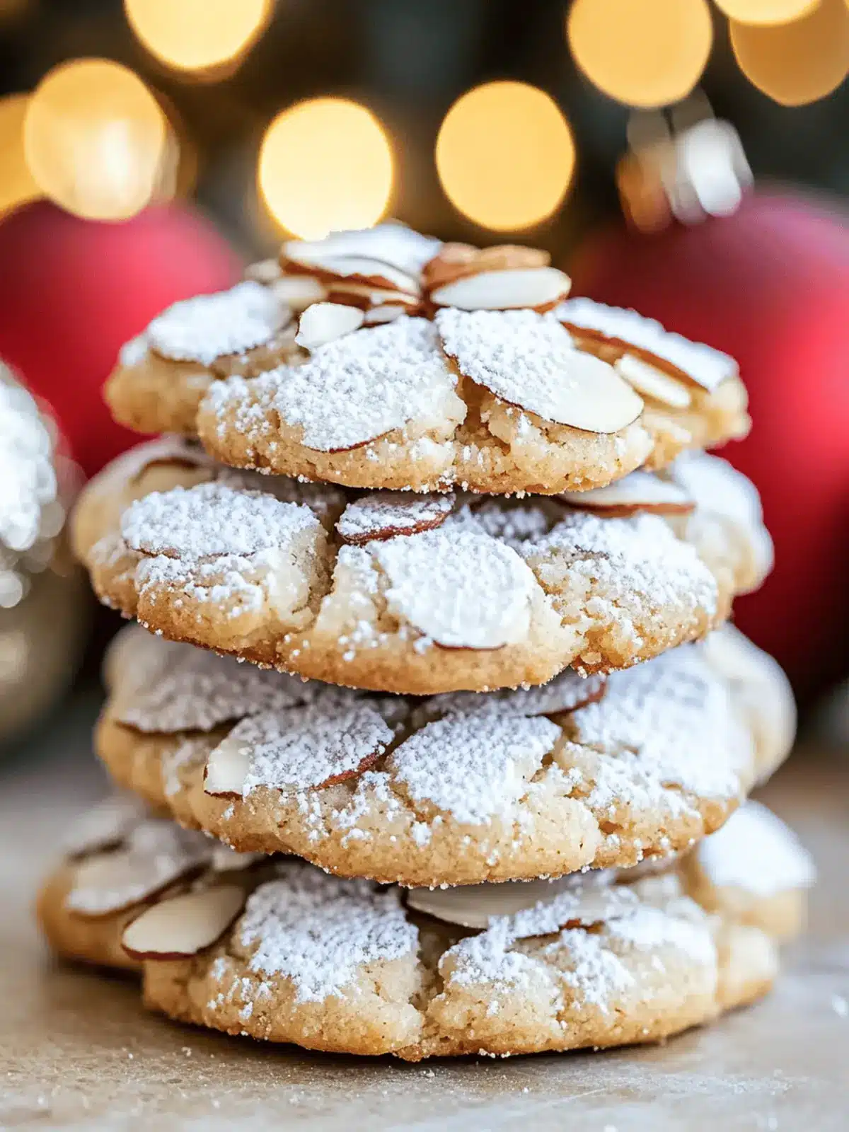 Christmas Cookies with Almond