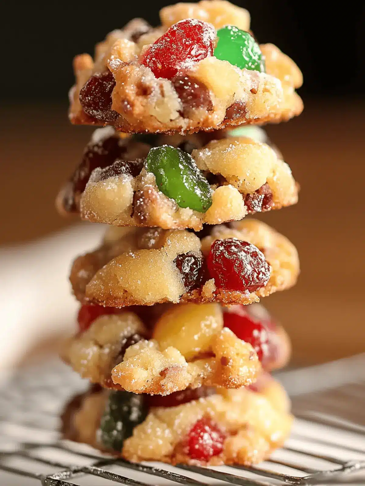 Christmas Fruitcake Cookies