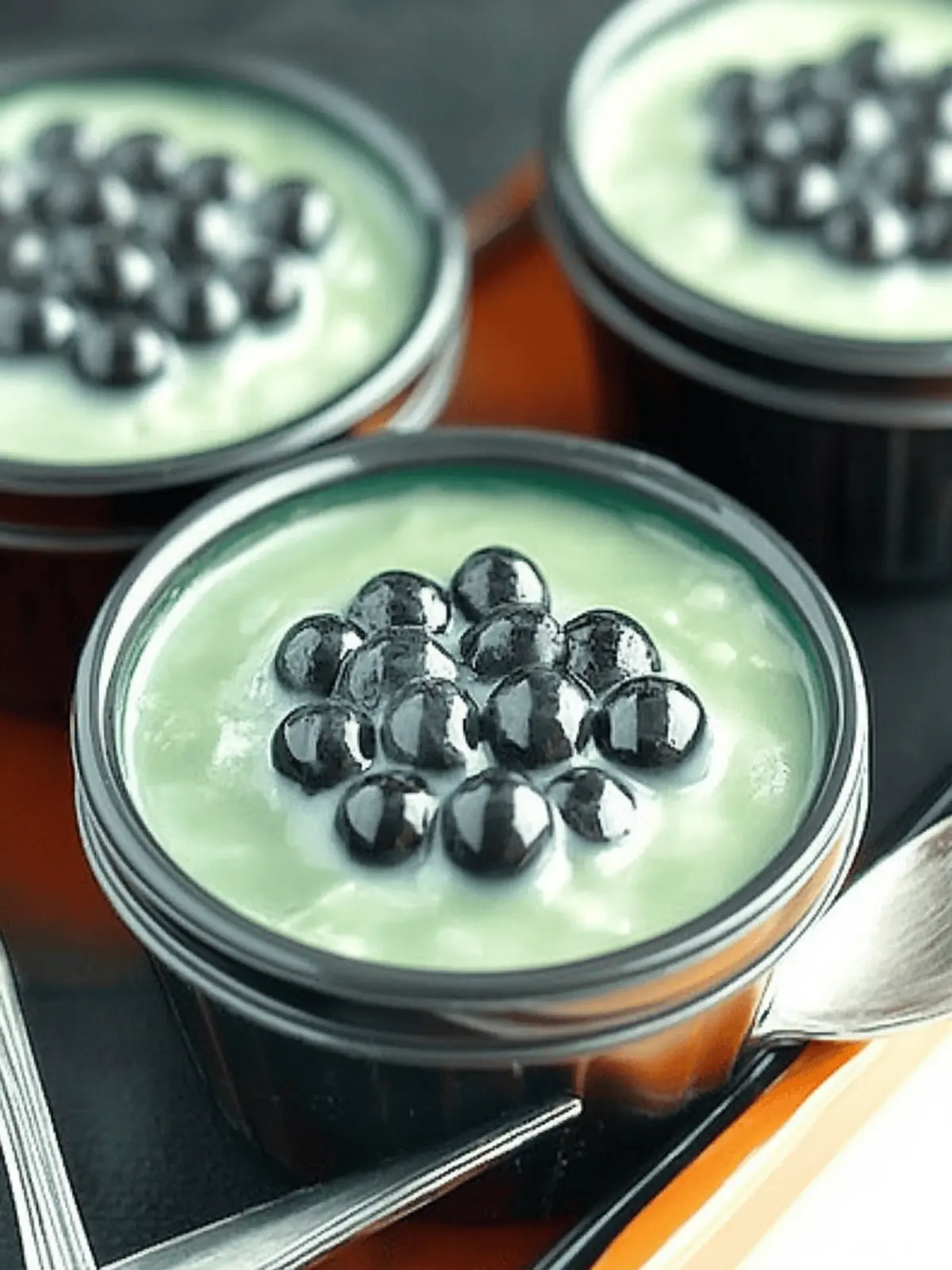 Creepy Spider Egg Pudding