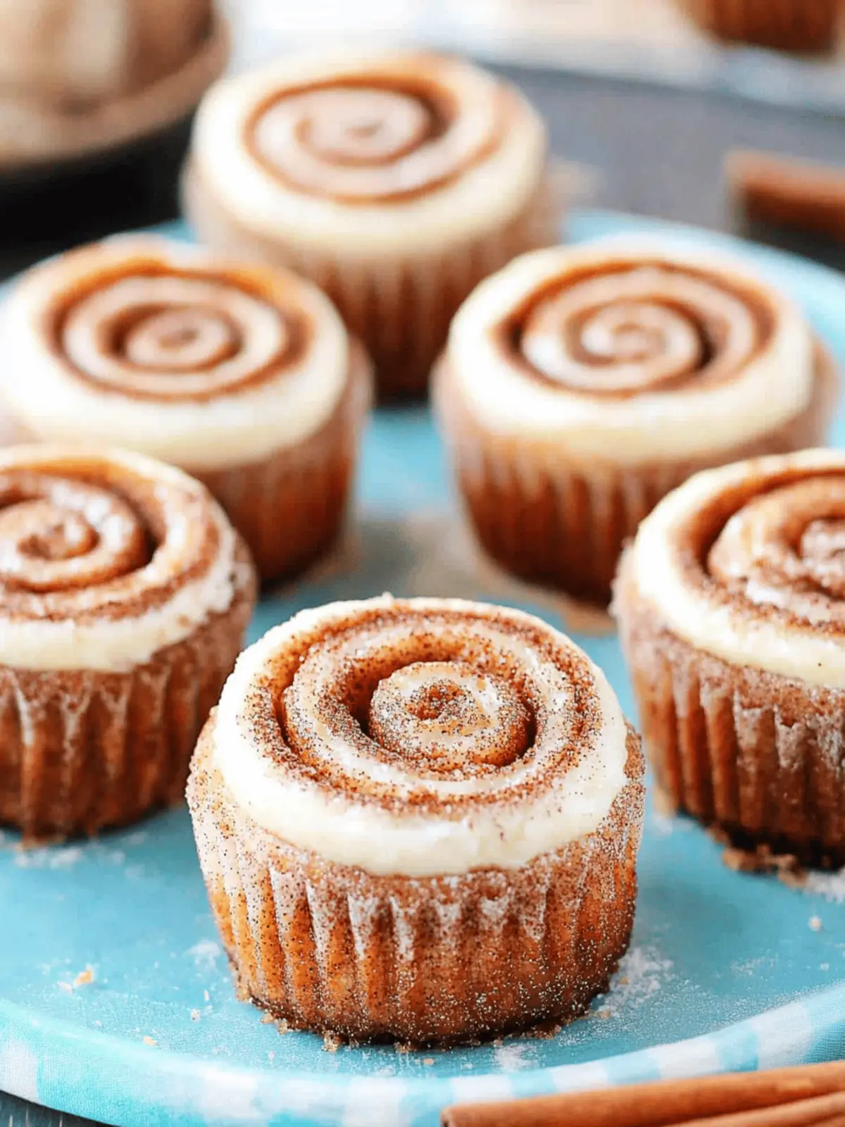 Decadent Mini Cinnamon Roll Cheesecakes to Indulge Your Senses 2 Mini Cinnamon Roll Cheesecakes