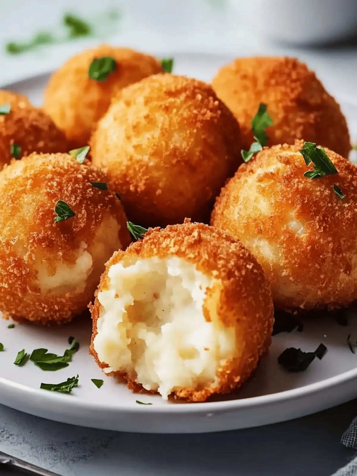 Loaded Mashed Potato Balls