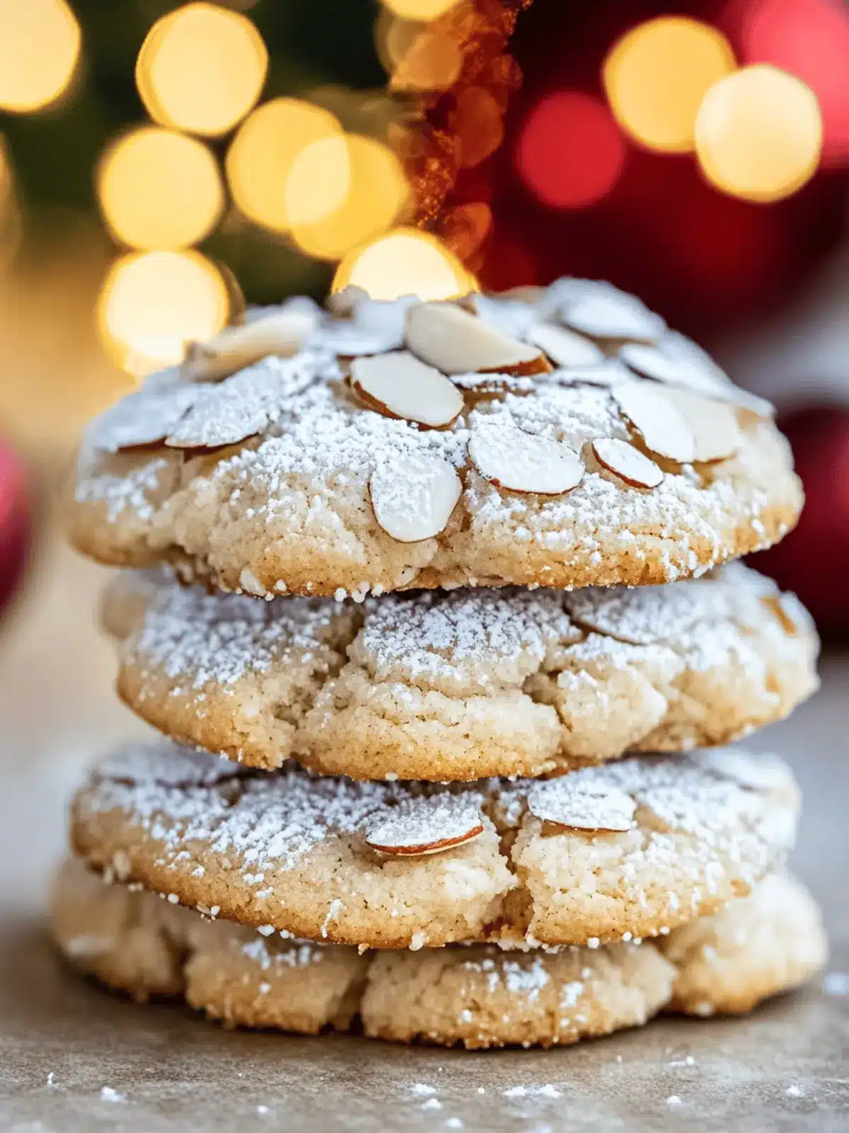 Christmas Cookies with Almond