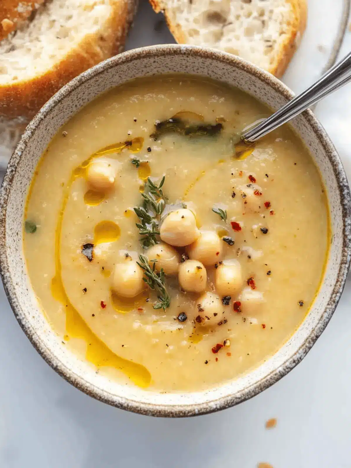 Delicious Vegan Garlic Chickpea Soup Ready in 30 Minutes 3 Vegan Garlic Chickpea Soup