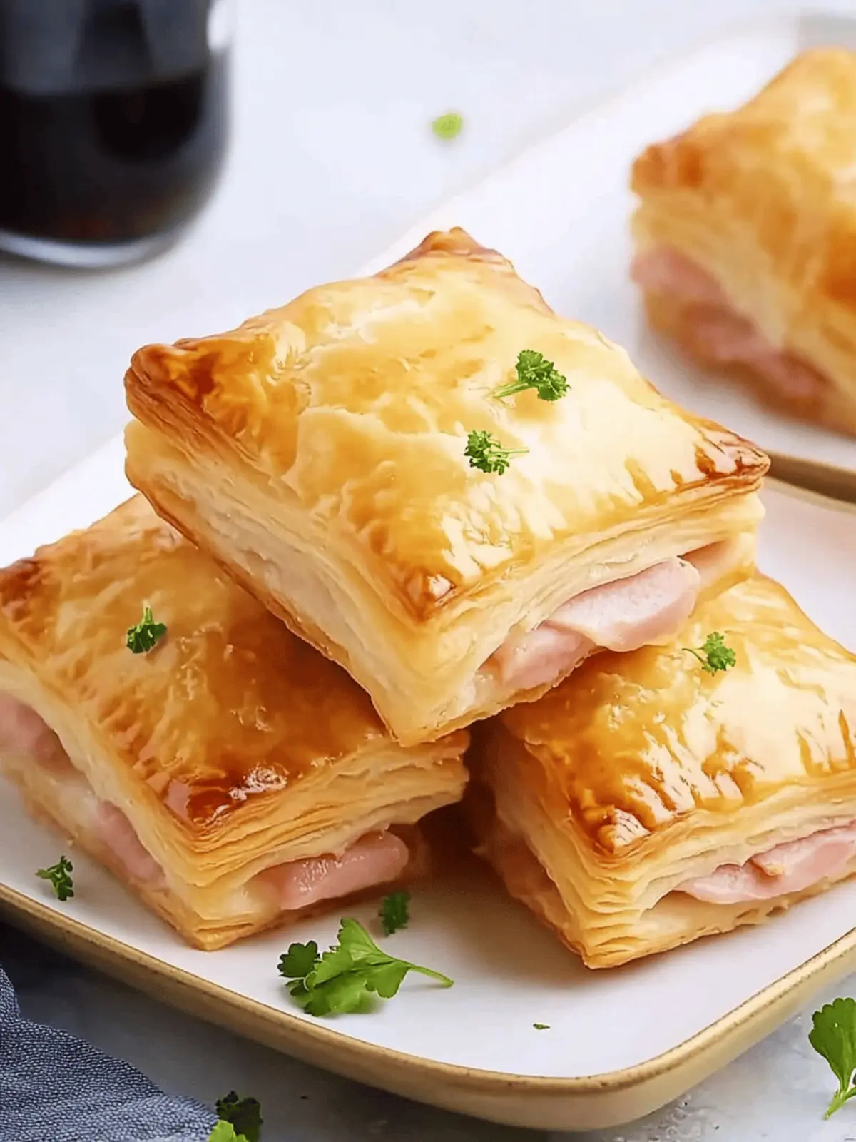 Ham and Cheese Puff Pastry