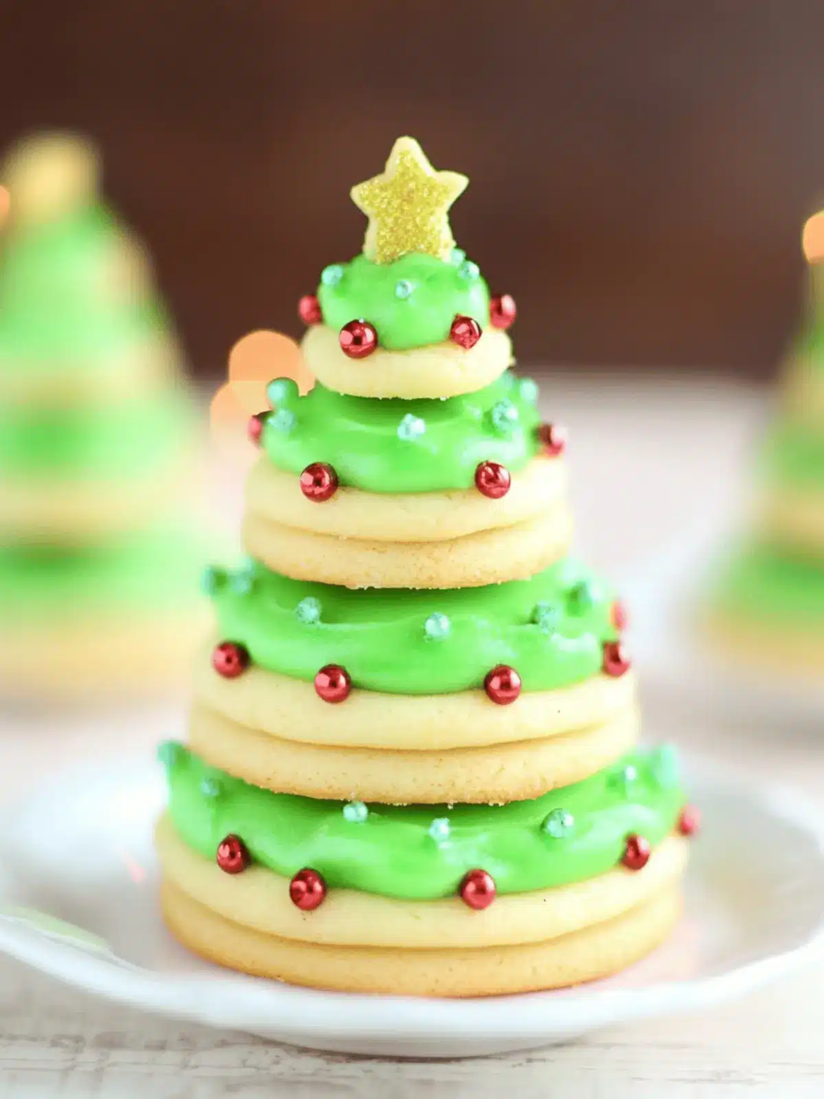 Deliciously Fun Christmas Tree Cookie Stacks to Bake Together 2 Christmas Tree Cookie Stacks