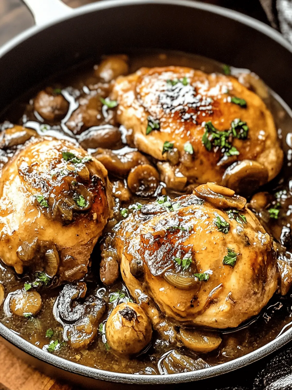 Cider Braised Chicken