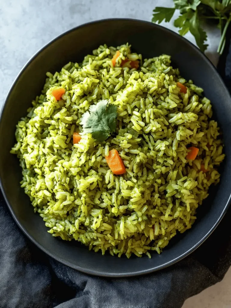 Peruvian Green Rice