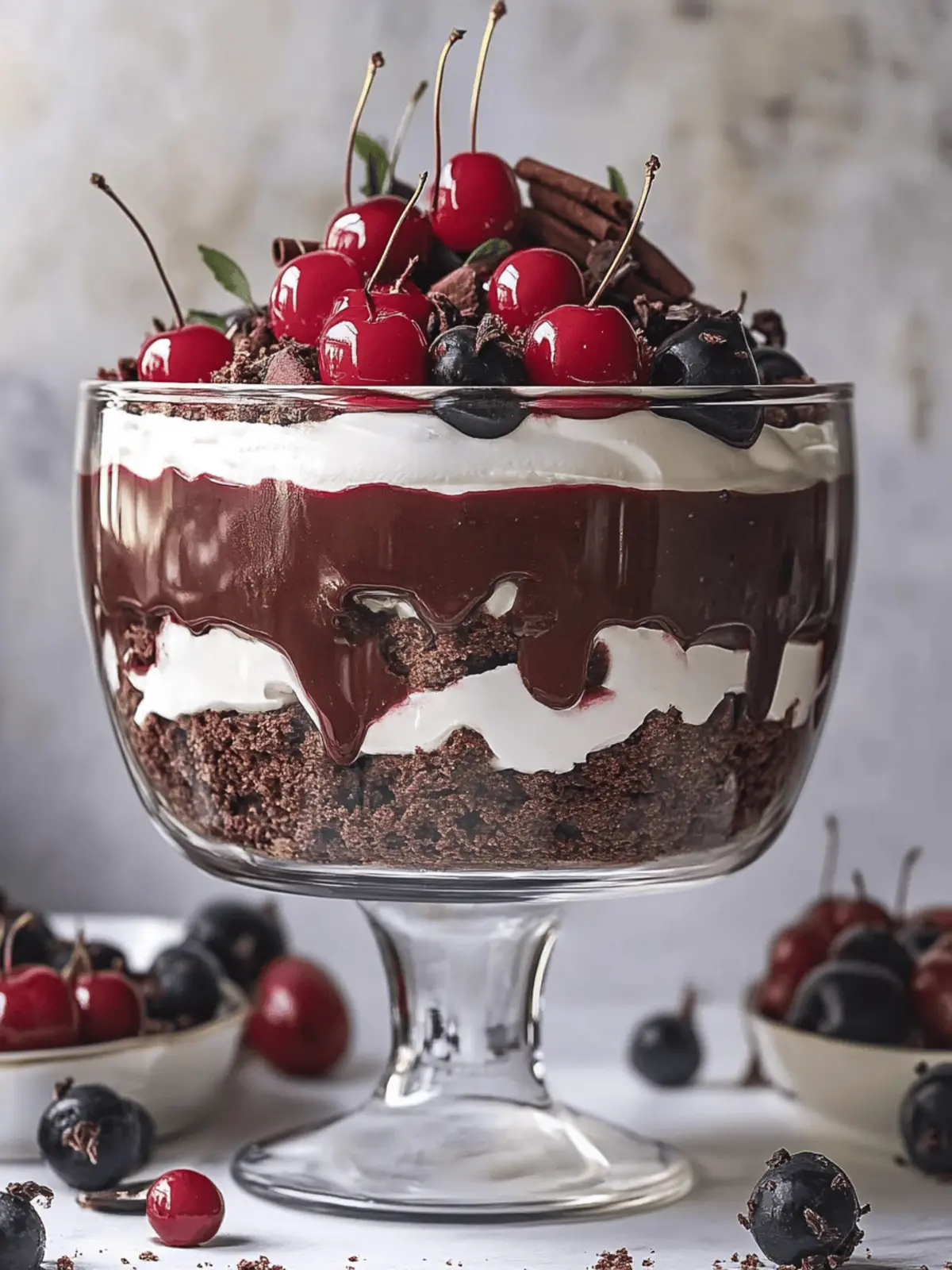 Easy Black Forest Trifle: Layered Bliss to Impress Everyone 4 Black Forest Trifle