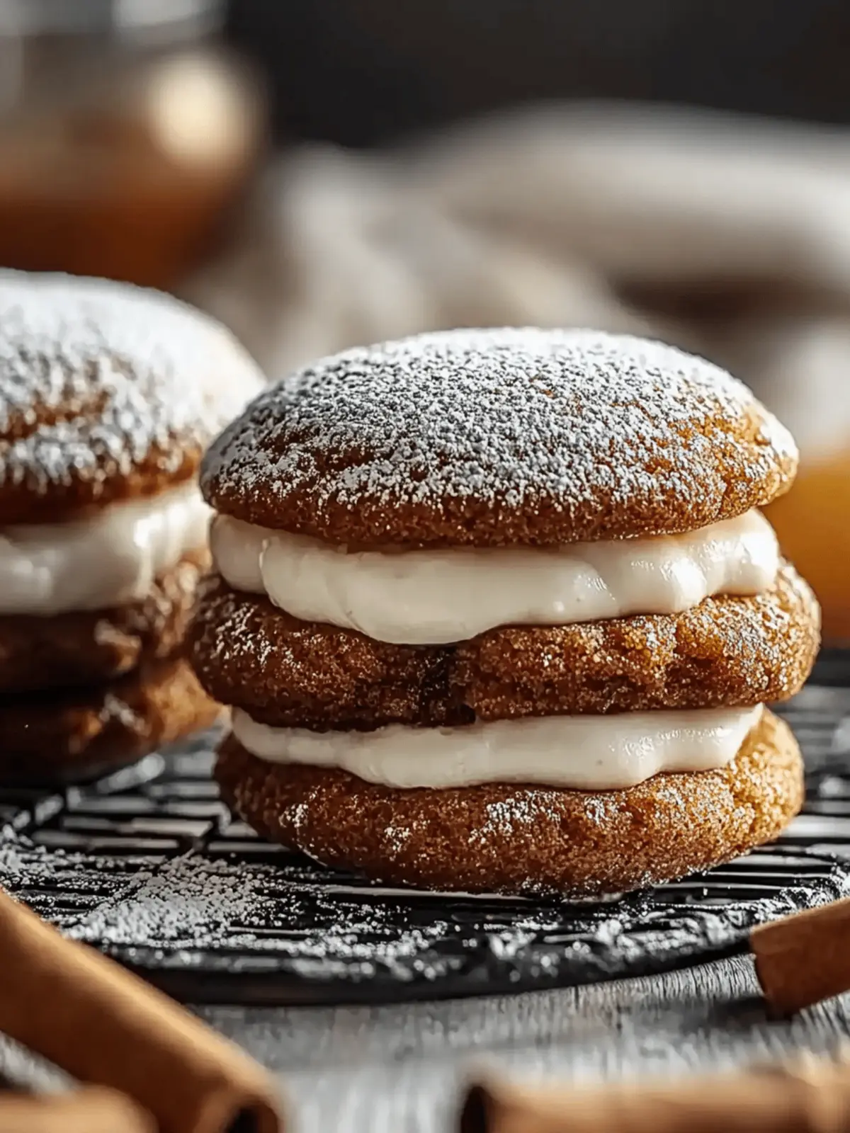 Fall in Love with Apple Cider Whoopie Pie Cookies and Caramel 3 Apple Cider Whoopie Pie Cookies